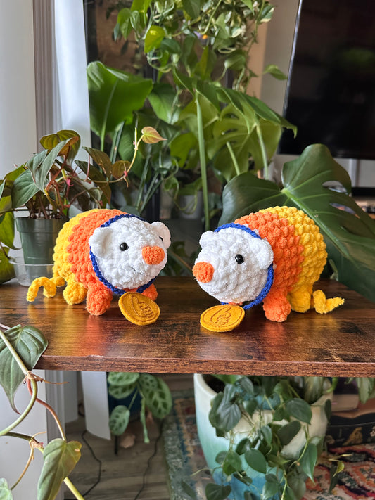 Chonky Science Candy Corn Crochet - MADE TO ORDER