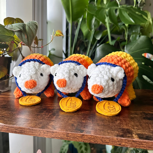 Science Candy Corn Crochet - MADE TO ORDER