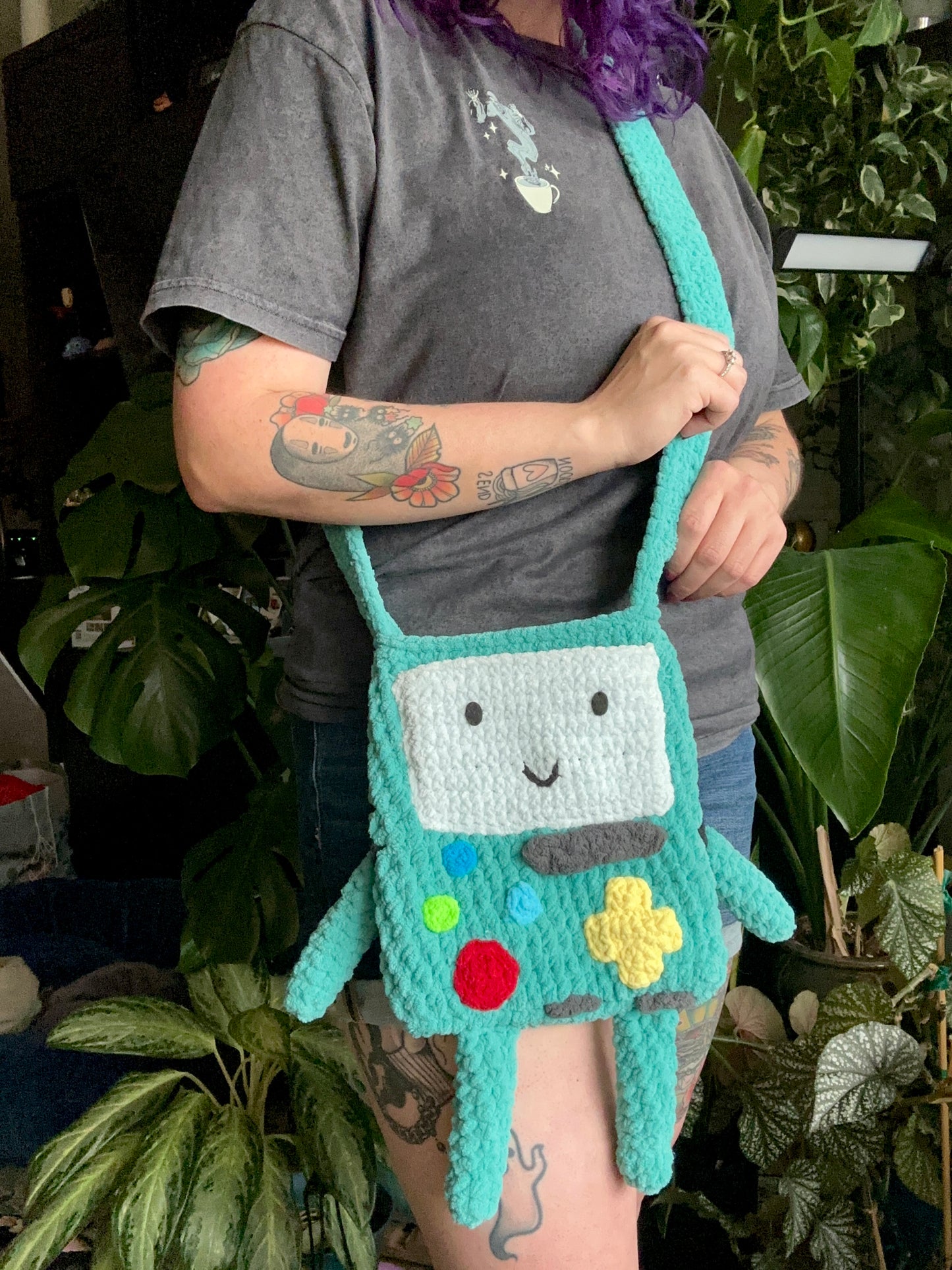 Crochet Crossbody Bag - Small  - Finished