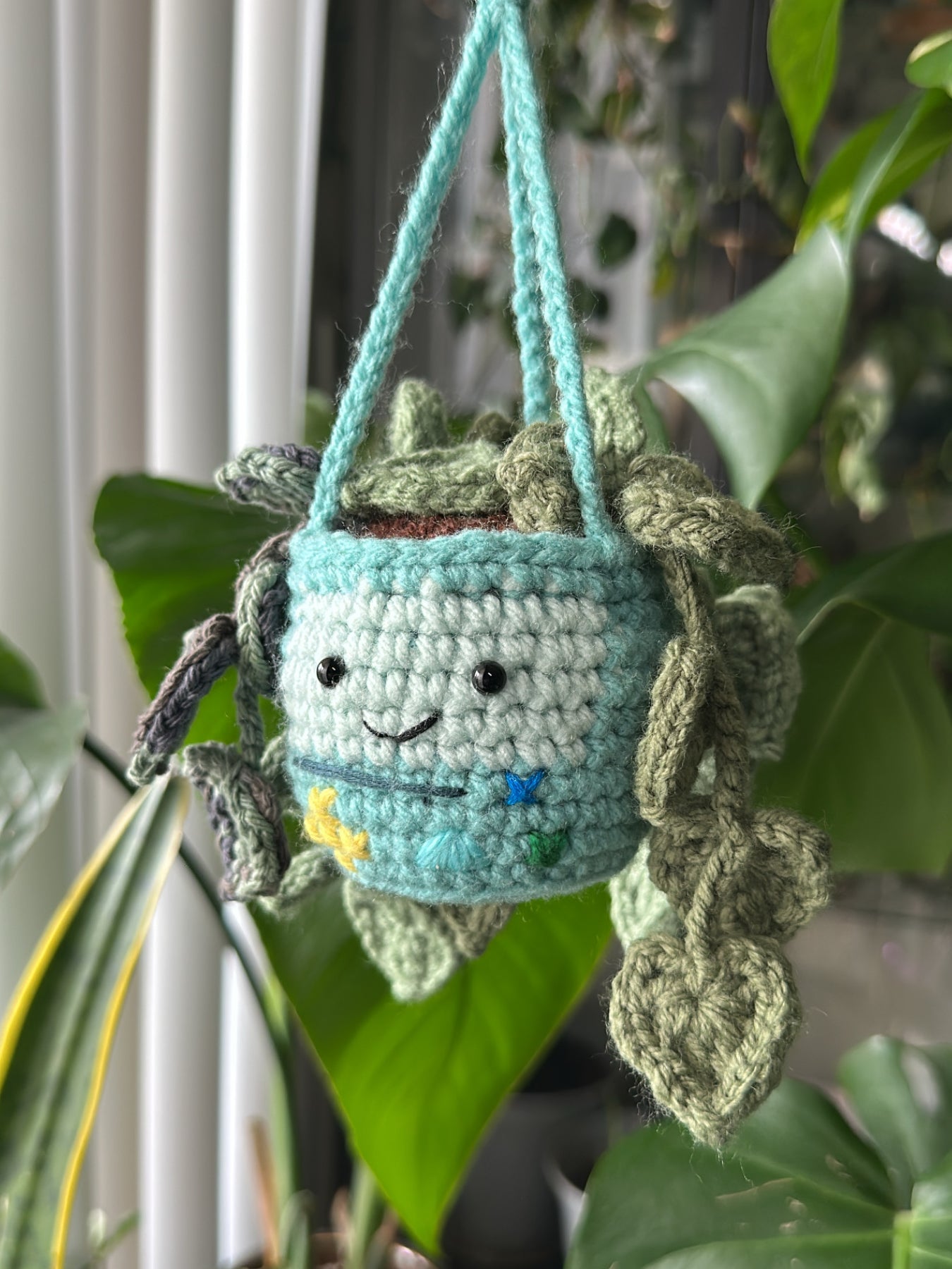 Crochet BMO Hanging Plant