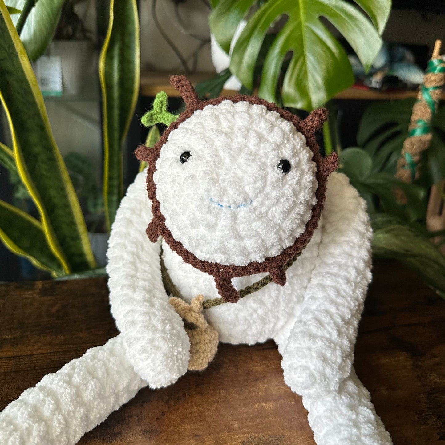 Snow Golem - Hand Crocheted - MADE TO ORDER