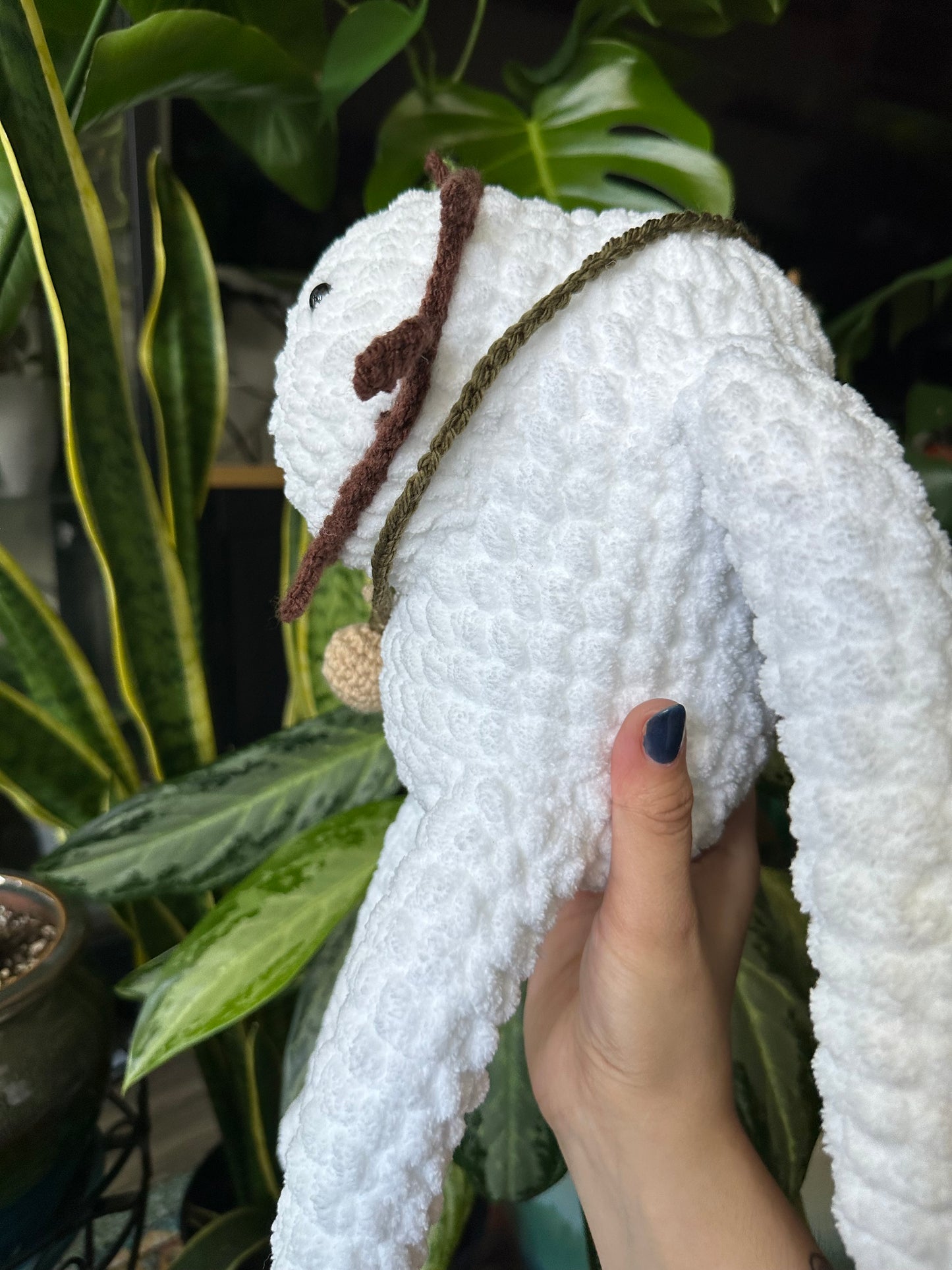 Snow Golem - Hand Crocheted - MADE TO ORDER