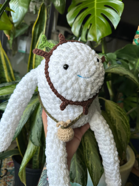 Snow Golem - Hand Crocheted - MADE TO ORDER