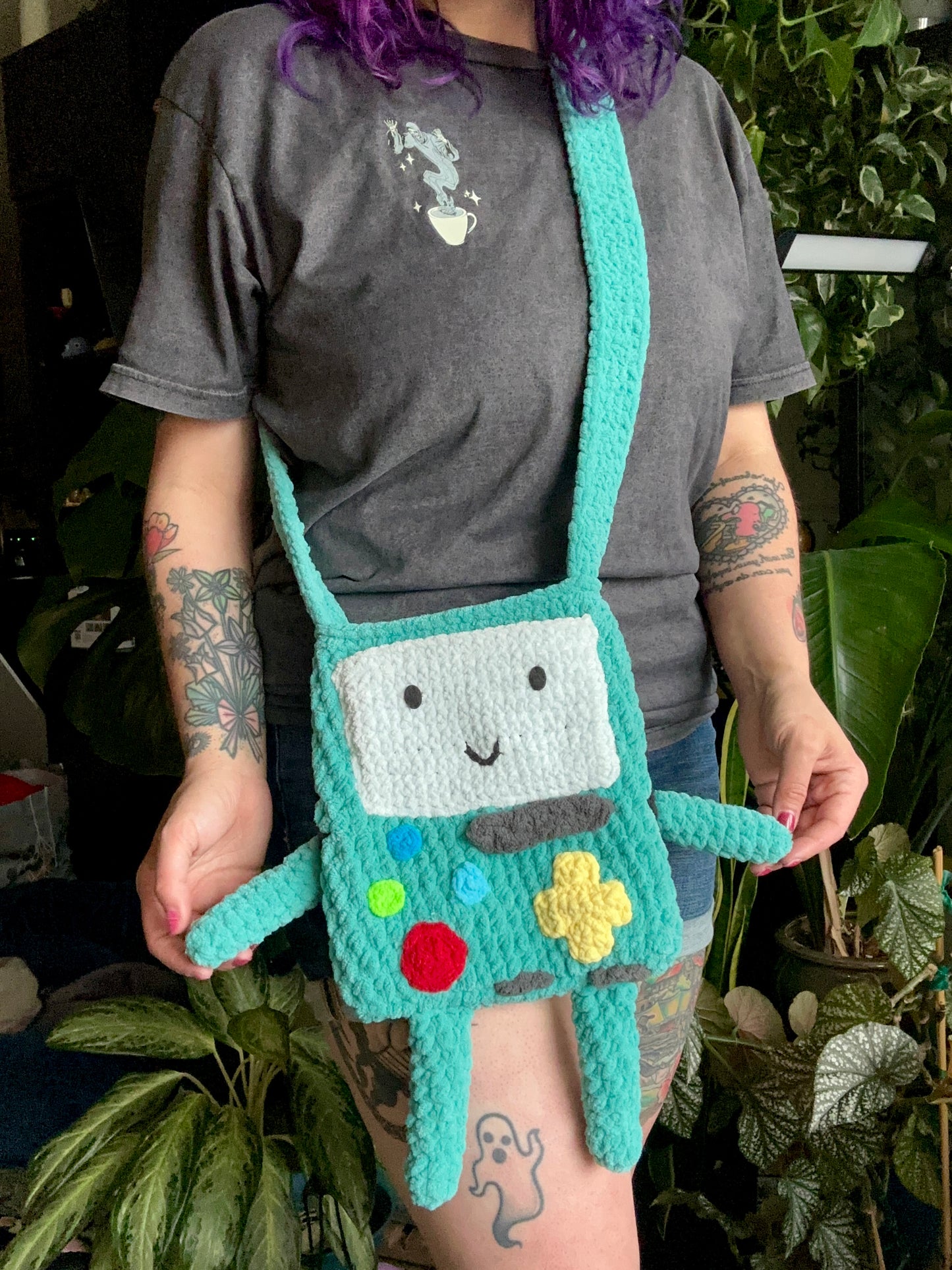 Crochet Crossbody Bag - Small  - Finished