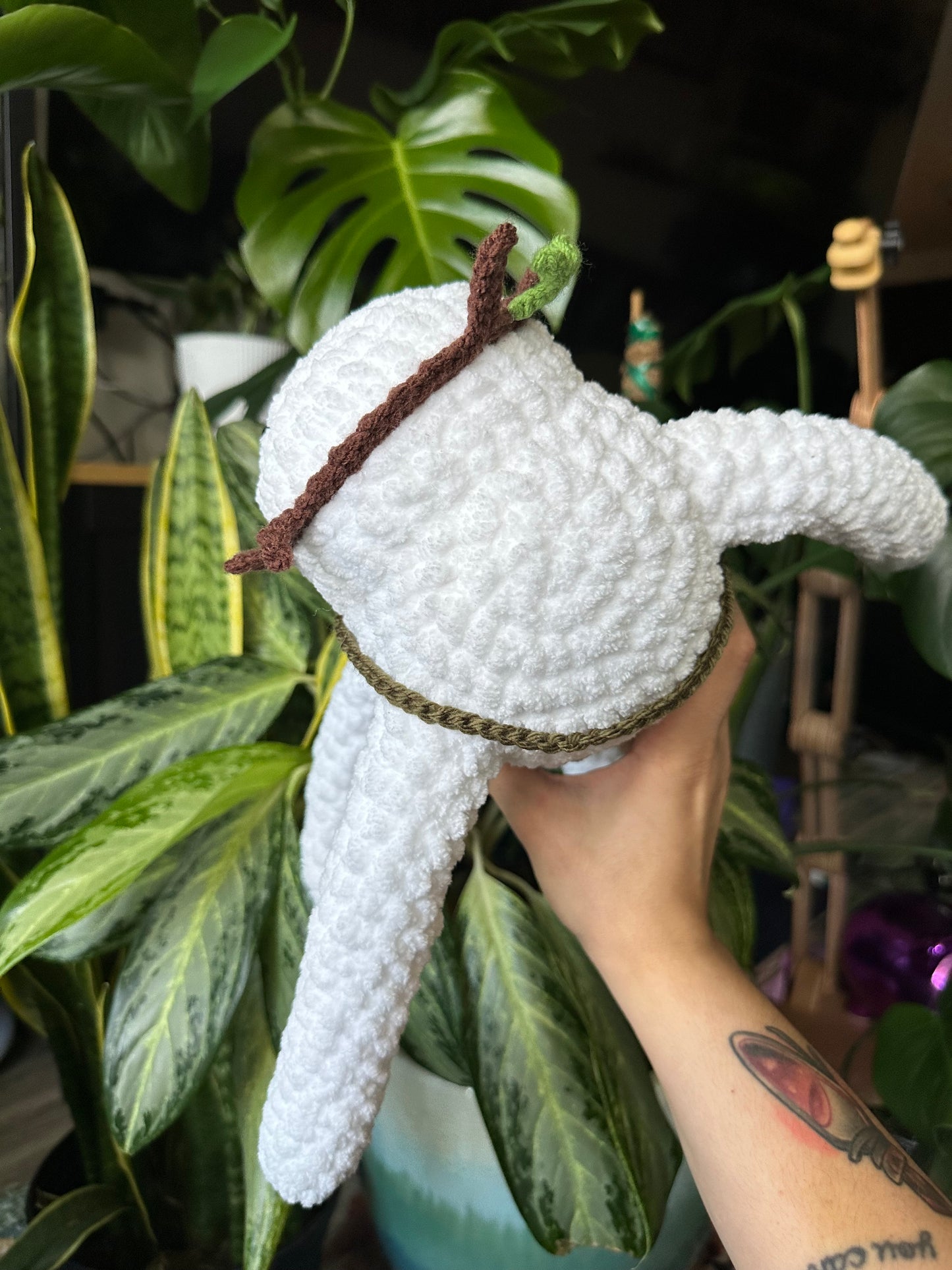 Snow Golem - Hand Crocheted - MADE TO ORDER