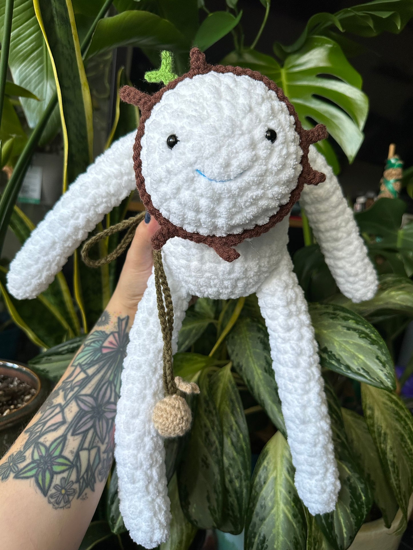 Snow Golem - Hand Crocheted - MADE TO ORDER