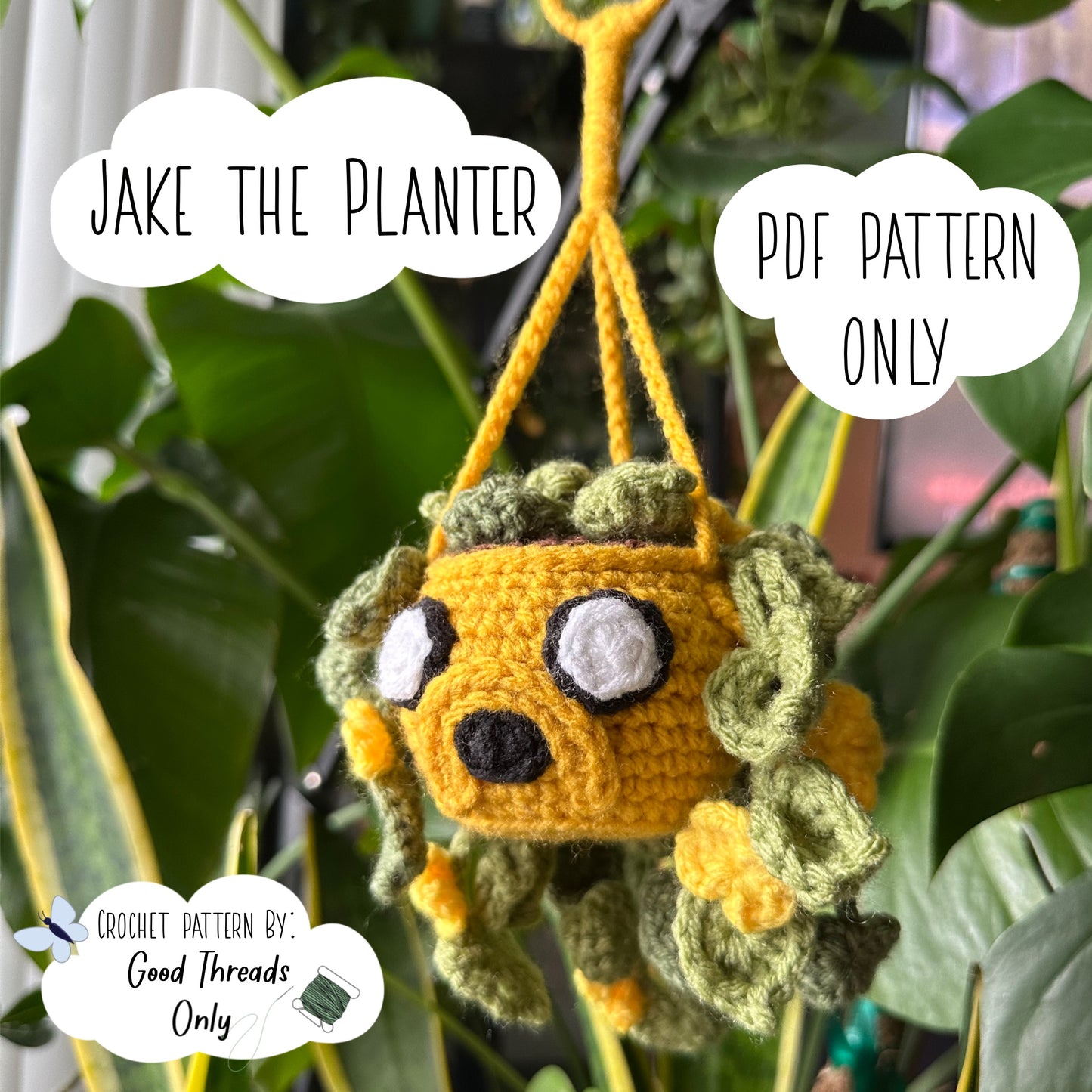 Jake the Planter Crochet Pattern